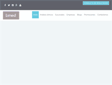 Tablet Screenshot of laboratoriolimed.com